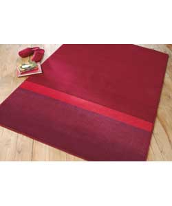 ECLIPSE Stripe Red Rug