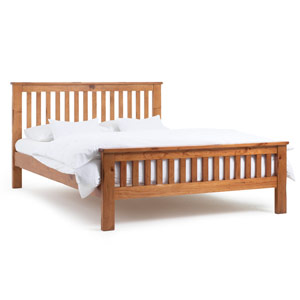 Ecofurn , Oregon, 4FT 6 Double Wooden Bedstead