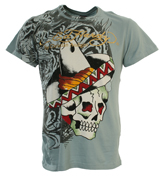 Senor Skull Slate Grey T-Shirt