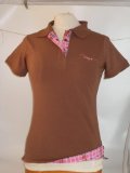 Edward Sinclair Checkers Polo, Chestnut, size M (12)