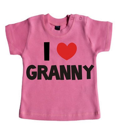 I LOVE GRANNY T-SHIRT