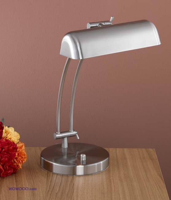 EGLO Bastia desk lamp- nickel