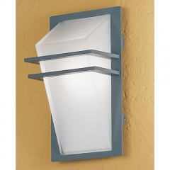 Park Silver Outdoor Wall Light