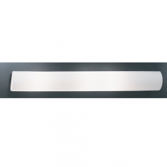 Zola Modern White Glass Wall Light Large