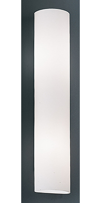 Zola Modern White Glass Wall Light