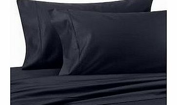 Egyptian Bedding 1000 Thread Count Egyptian Cotton 1000TC Sheet Set, Full / Double , Navy Solid ( Deep Pocket )