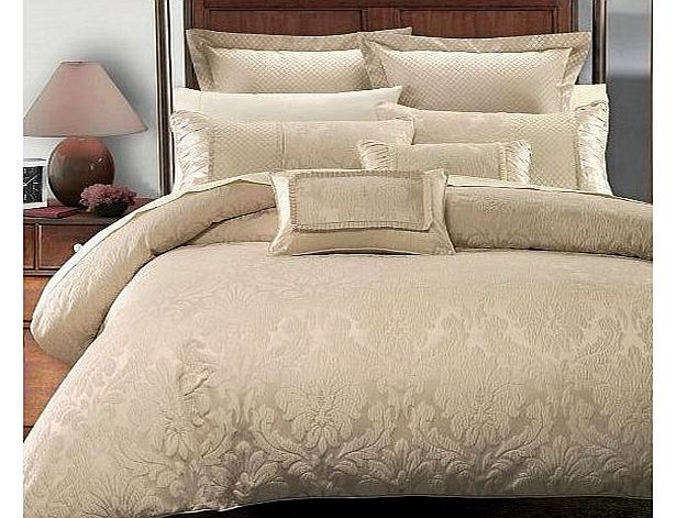 Luxurious Eight (8) Piece Queen Size Sara Comforter Set. Luxury Set Includes100% Polyester 7 Piece Duvet CoverSet + 1 Piece Down Alternative Comforter