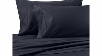 Egyptian Cotton Factory Store Luxurious Seven (7) Piece Set, Dark Blue Solid / Plain, Queen Size, 4Pc Bed Sheet Set amp; 3Pc Duvet Set, 1200 Thread Count Ultra Soft Single-Ply 100 Egyptian Cotton, 1