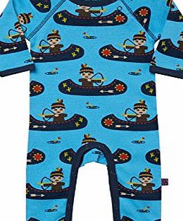 Ej Sikke Lej Baby Boys 0-24m Canoe Spieler Romper, Blue (Malibu Blue 582), 3-6 Months (Manufacturer size: 68)