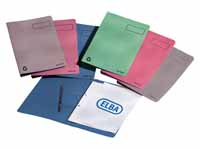 ELBA 30343 Ashley A4 blue flatbar files, BOX of 25