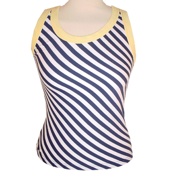 Electric Jam Striped Vest Top