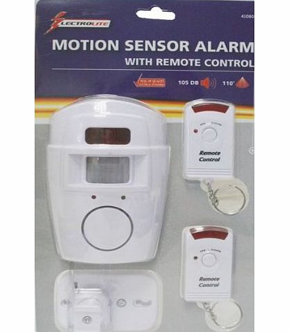 Electrolite Remote control battery operated intruder alarm. Shed, garage, workshop, caravan