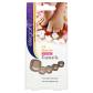 DESIGNER TOE NAILS CLASSIC FRENCH BARE