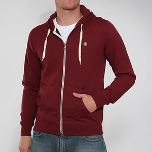 Cornell ZH Zip hoody - Vintage Red