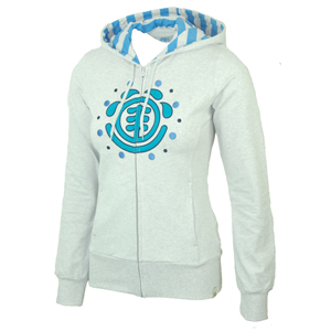 Ladies Element Ridley Full Zip Hoody. Grey Heather