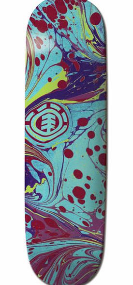 Element Melted Blue Skateboard Deck - 7.875 inch