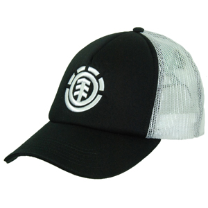 Mens Element Icon Tree Trucker Cap. Black