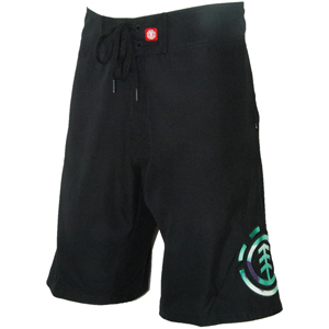 Mens Element Permission III Boardshort. Black