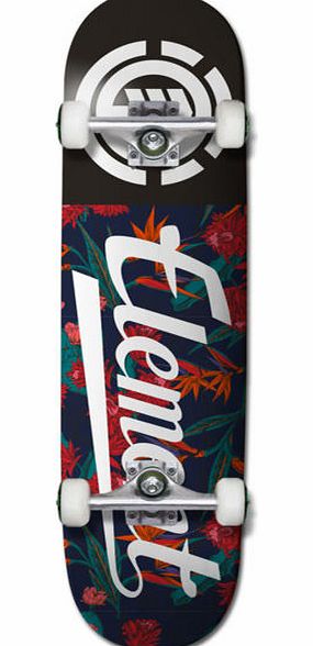 Element Sketch Floral Script Complete Skateboard