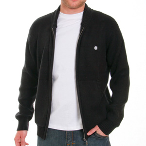 Stark Zip cardigan - Black