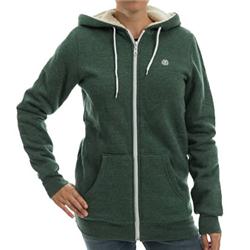 Womens Fuchs Zip Hoody - Bistro Green