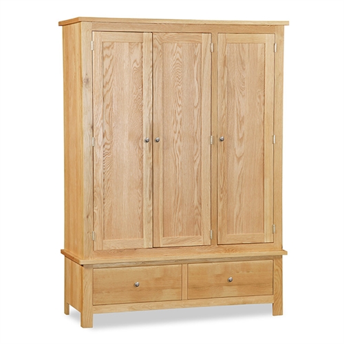 Elements Light Oak Triple Wardrobe 518.011