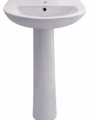 Eliana Bathrooms Eliana Caraway Basin and Full Pedestal