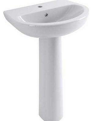 Eliana Bathrooms Eliana Minispace 1 Tap Hole Basin and Full