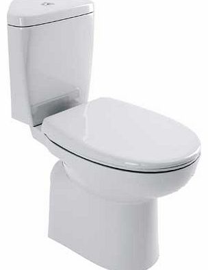 Eliana Bathrooms Eliana Minispace Corner Toilet and Standard Seat