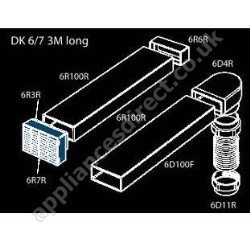 Elica 150mm 3m Ducting Kit