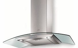 ARCH90 Arch Curved Glass 90cm Chimney Hood