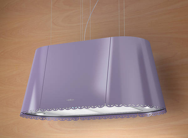Elica BRIGITTE VIOLET 90cm Island Hood in Violet
