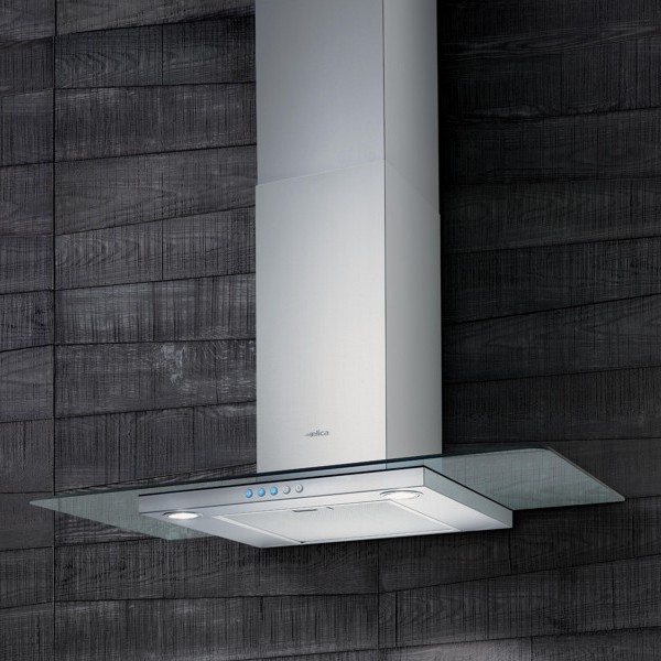 Elica CRYSTAL60 60cm Chimney Hood in Stainless