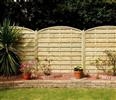 St Carne Dome Panel: (2x) 1.8m(w) x 1.8m(h) - Pale Green