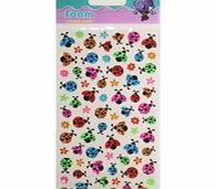 Elite Stickers Foam Ladybirds