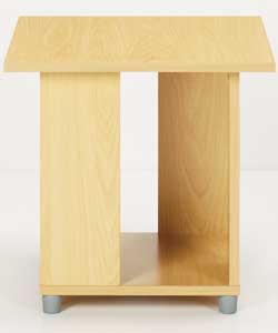 ella Beech Effect End Table