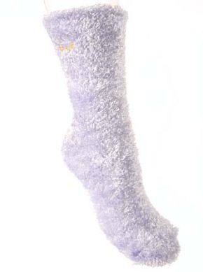 ELLE Ladies 1 Pair Elle Feather Leisure Sock Amethyst Blue