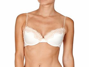 Elle Macpherson Fly Butterfly retro cream contour bra