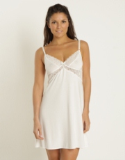 Elle MacPherson Intimates Long Long Ago Chemise - Retro Cream