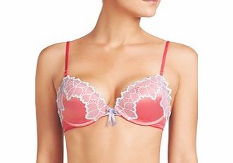 Elle Macpherson Lush Bloom coral boost bra