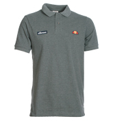 Ellesse Perugia 59 Smog Marl Pique Polo Shirt