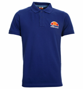 Ellesse Servado Clematis Blue Pique Polo Shirt