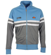 Rimini Blue/Grey Full Zip Track Top