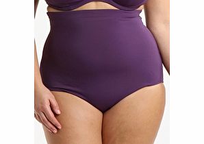 Elomi Isis High Waisted Brief - Aubergine