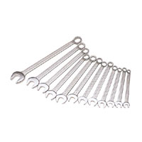 12 Piece Long Metric Combination Spanner Set