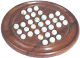 Elysium Enterprises Solitaire.shisham,decorative marbles,22cm