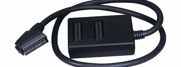 3 WAY SCART LEAD ADAPTOR EXTENSION JOINER SPLITTER BOX CABLE TV CABLE VIDEO DVD NEW