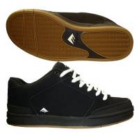 HERITIC 2 SMU SHOES BLACK/WHITE/GUM