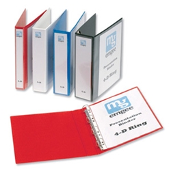 A4 50mm 2D Presentation Binders White