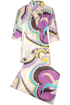 Emilio Pucci Gea print cotton kaftan